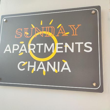 Sunday Apartment Chania 2B Chrissi Akti Chania Exterior foto