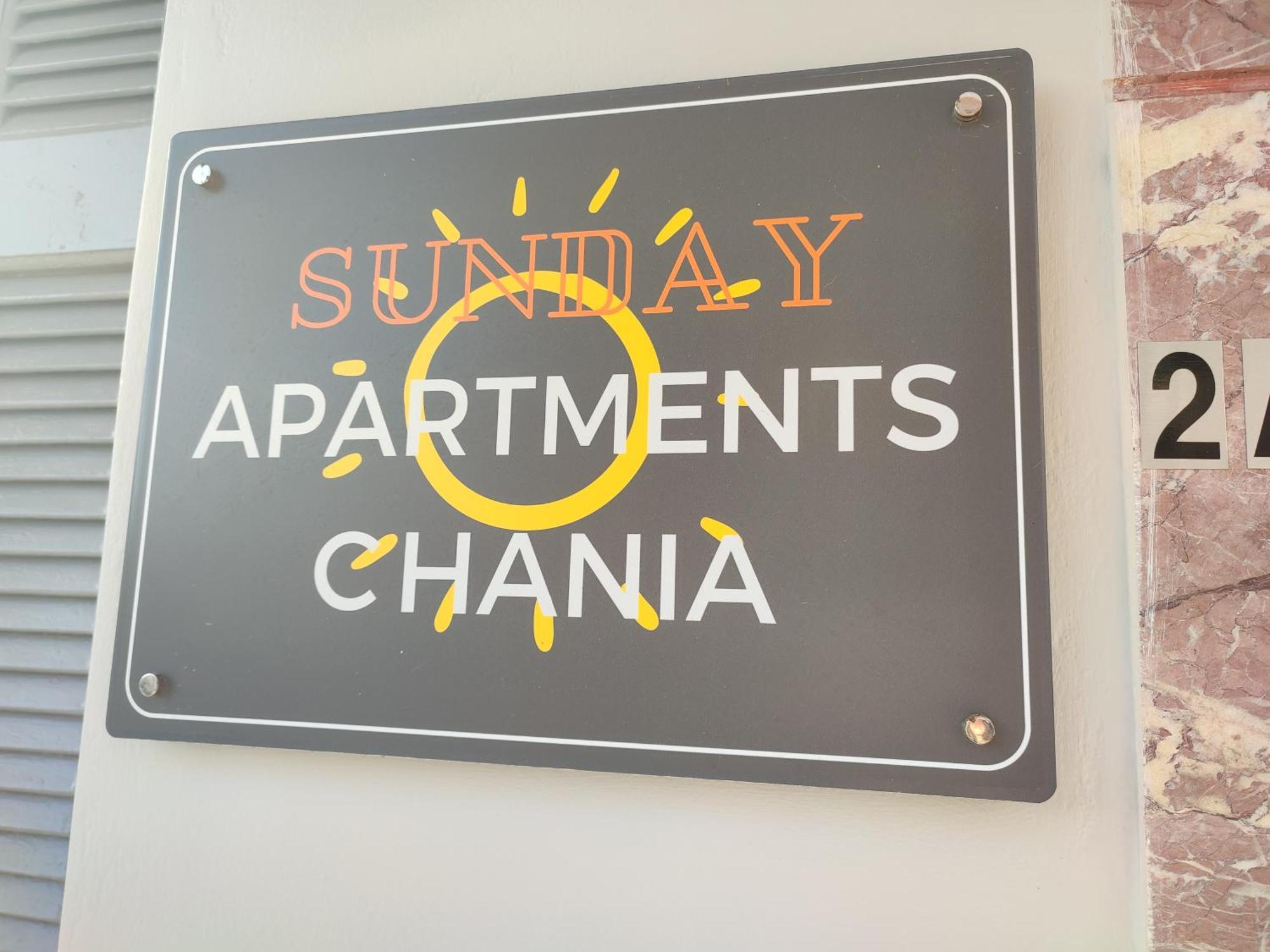 Sunday Apartment Chania 2B Chrissi Akti Chania Exterior foto